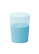 イラスト：治療後の注意・コップの水